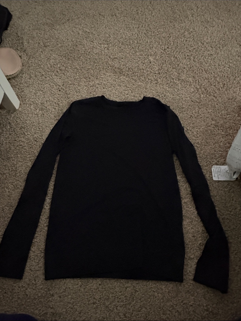 lululemon athletica Black Long Sleeve Crew Top